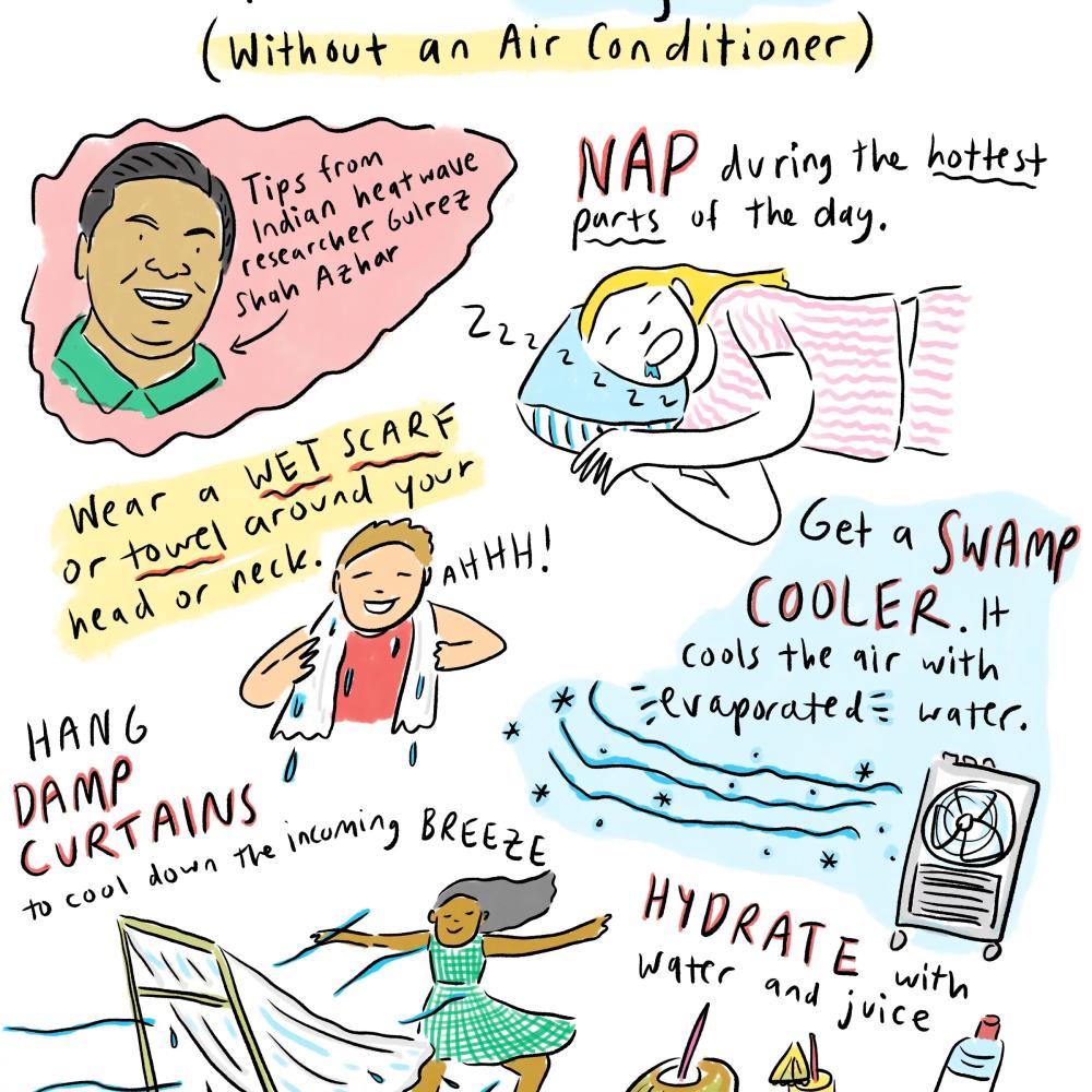 How to keep cool in this year's extreme summer heat even without air conditioning