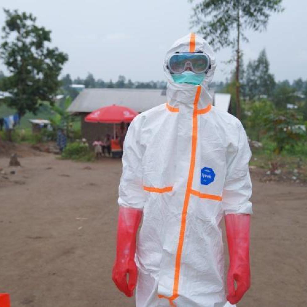 One man works to slow the fastest-growing Ebola outbreak in history, and he's doing it unpaid