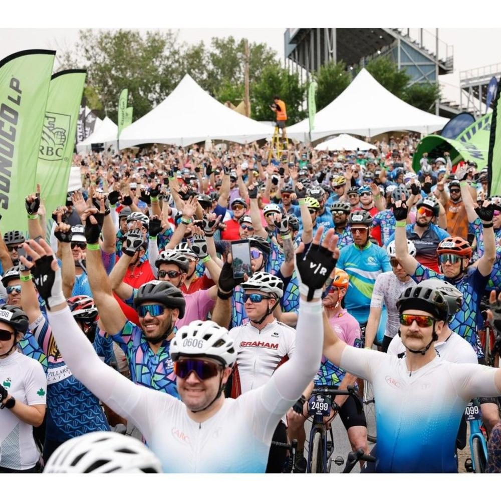 More than 2,300 cyclists help raise record-breaking $12.5 million for cancer care during Enbridge Tour Alberta for Cancer