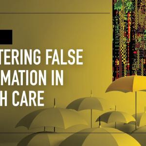 Countering false information in health care