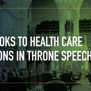 CMA looks to health care solutions in throne speech