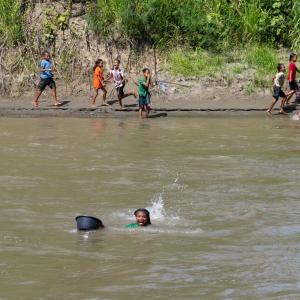 Half of world’s children exposed to at least three climate hazards, Unicef says