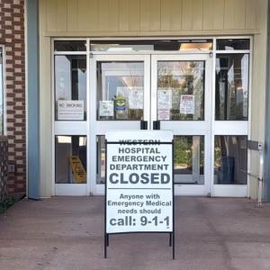 What happens to patients when a rural town’s only emergency room suddenly closes?