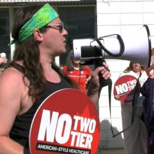 Protests held as Alberta's dual-practice system opens