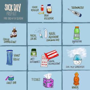 Make a 'sick day' kit for cold and flu season before your household gets hit