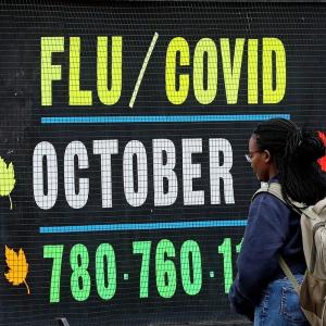 Alberta physicians on alert amid low vaccination rates, COVID and flu season