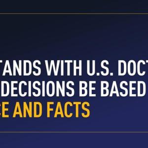 CMA stands with U.S. doctors, urges decisions be based on science and facts