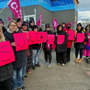 Cape Breton construction stopped second time in one week by striking nursing home workers