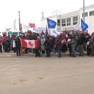 Protesters say 'American-style' 2-tiered health care is coming to Canada