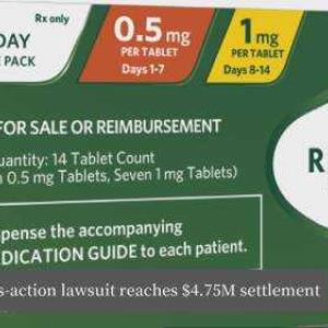 Rexulti class-action lawsuit reaches $4.75M settlement