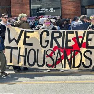 'They save lives everyday': Protesters rally for supervised consumption sites in wake of Ford government's funding cuts