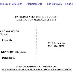 U.S. Court Rules Against RFK Jr.'s Vaccine Policies