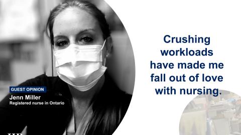 Crushing workloads have made me fall out of love with nursing