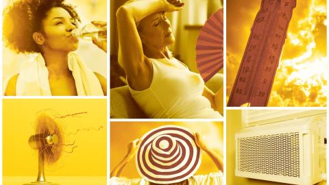 What are the signs of heat illness?