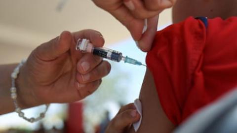 Millions of children at risk as global vaccine rates fall, study finds