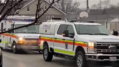 Essex-Windsor EMS briefly entered a 'code black' Wednesday night, amidst severe winter weather