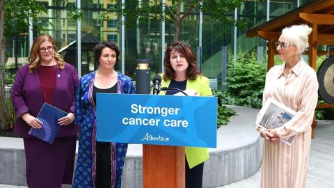 Alberta introduces 10-year strategy for cancer care