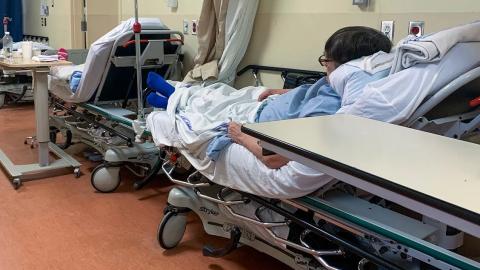 Nearly 200,000 emergency patients waited 48 hours or more for a bed last year, report finds