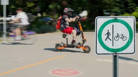 Quebec is extending its e-scooter pilot project. Doctors warn the rules leave children at risk