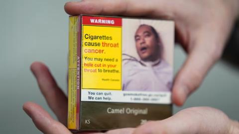 Canada is rolling out new graphic image warnings on cigarette packs