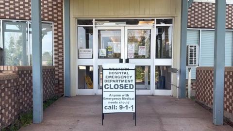 What happens to patients when a rural town’s only emergency room suddenly closes?