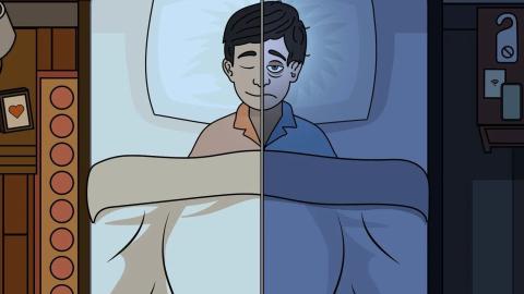 Have trouble sleeping in a new place? Most do because of the first-night effect