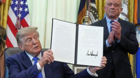 Trump’s fixation on undermining vaccination harms kids