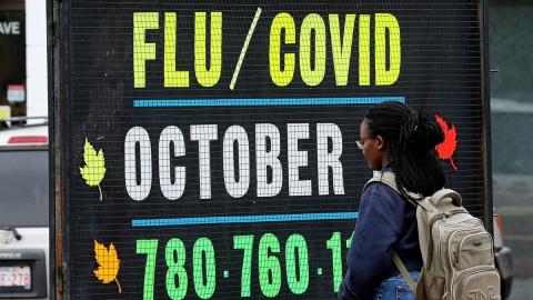 Alberta physicians on alert amid low vaccination rates, COVID and flu season