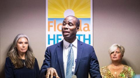 At meeting on Florida's plan to end school vaccine mandates, skeptics and doctors stand off