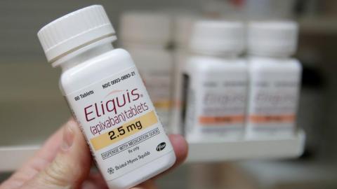 Blood-thinning drug Eliquis likely safer for patients with deep blood clots, study suggests