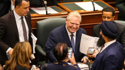 Doug Ford's budget shows interest-on-debt spending growing faster than health care, social services, education, or justice system spending