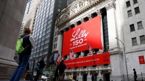 Eli Lilly shares were bought on Trump's behalf as his policies benefited the drug firm