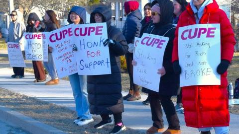 Four weeks into Nova Scotia long-term care strike and more workers set to join picket lines