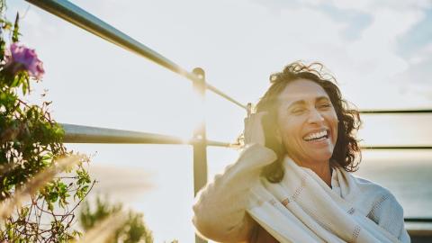 Happiness impacts health, but only above certain threshold