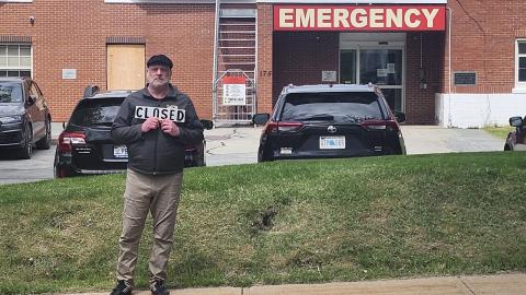 He went to the ER, but it was closed — a recurring issue in rural Nova Scotia