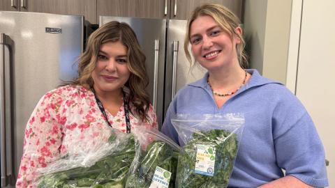 Health centre offers fresh greens to patients to fight food insecurity