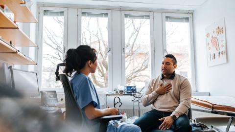 Heart disease risk rises faster for men than women by the mid-30s