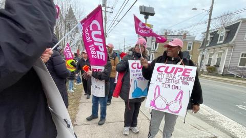 Hundreds of Nova Scotia long-term care workers on strike