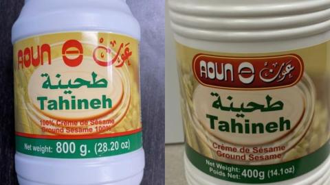 Recalls in Canada: possible Tahineh contamination