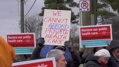 Vancouver to Halifax: Nation-wide demonstrations against Alberta's two-tier health-care bill