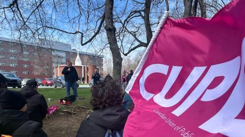 'We're ready to meet': CUPE president visits striking N.S. long-term care workers