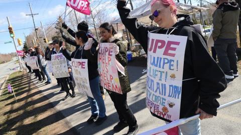 Workers from two more nursing homes to join strike, government 'concerned' about union's delivery of essential care